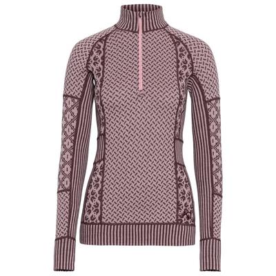 Kari Traa - Women's Smekker Half-Zip - Merinounterwäsche Gr S rosa