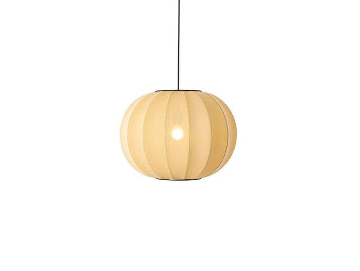 Knit-Wit 45 Round LED Suspension Sunrise - Made By Hand - Chambre à coucher - Tissu / textile