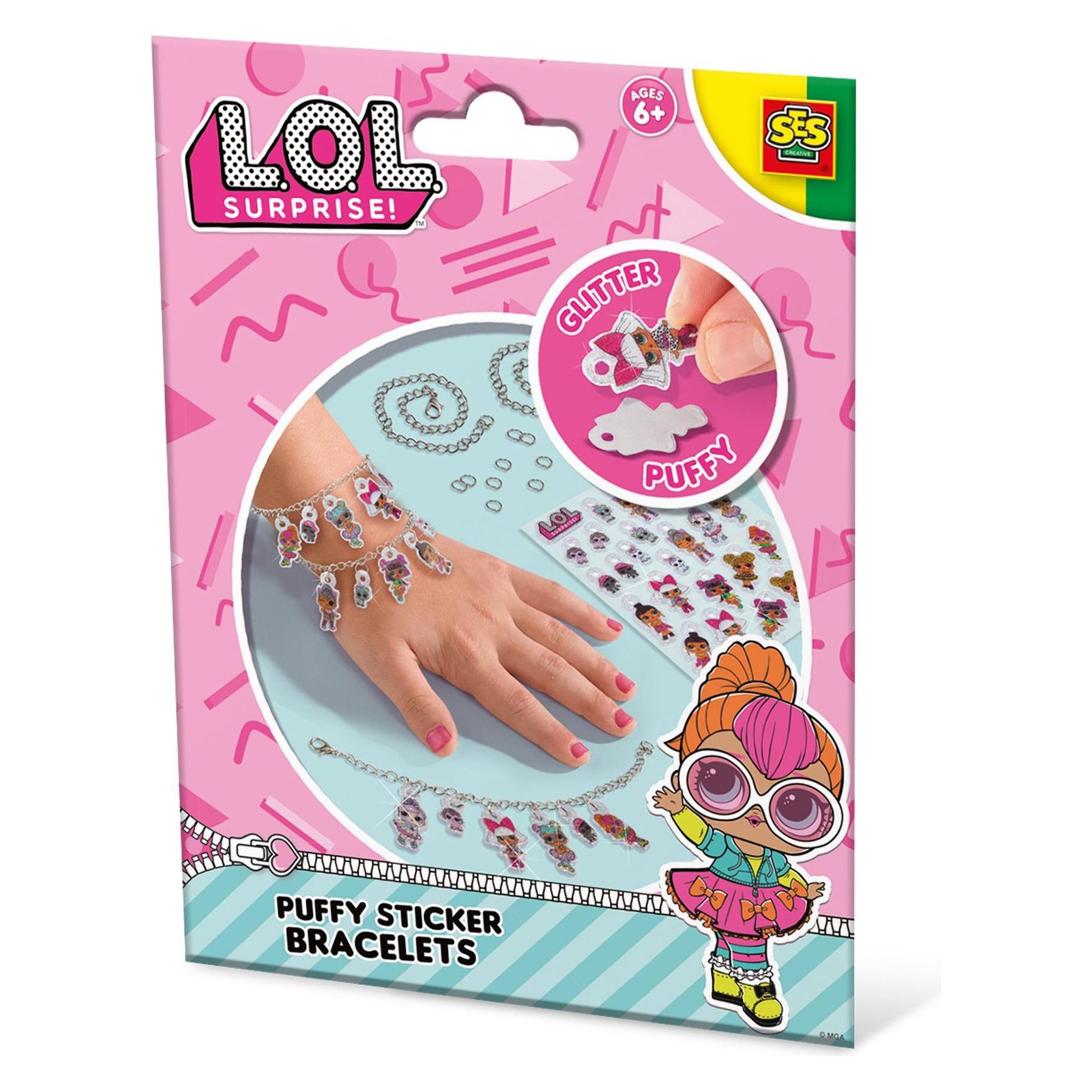 Ses Creative L.O.L. - Puffy Aufkleber Armbänder (S14190)