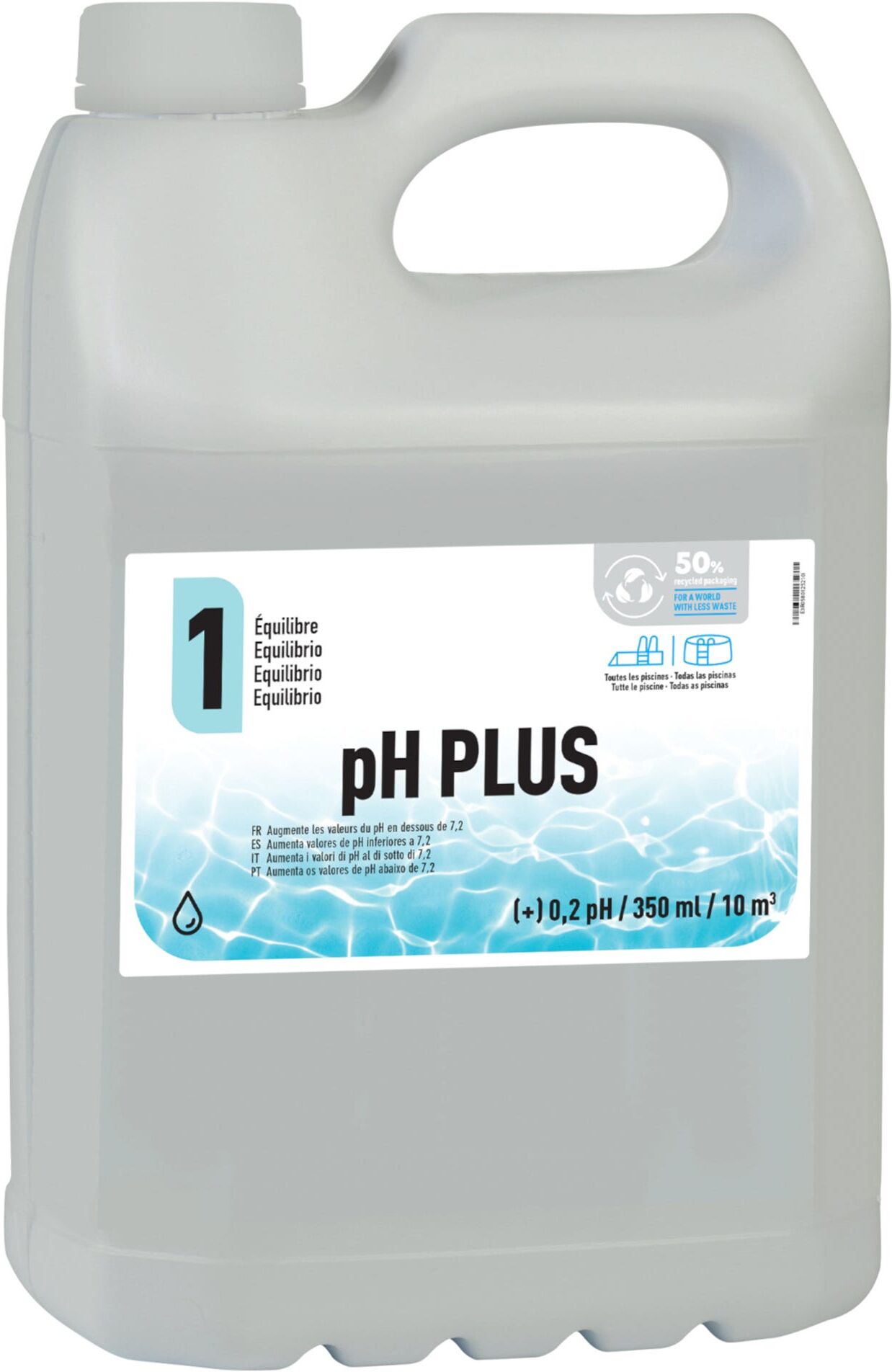 Gre' ELEVATORE DI PH GRE ECO LIQUIDO 5 l PER PISCINE