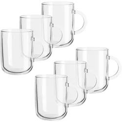 Mäser Glasbecher mit Henkel 6er-Set ICONIC - B/H/T ca. 36.50x16.00x24.00