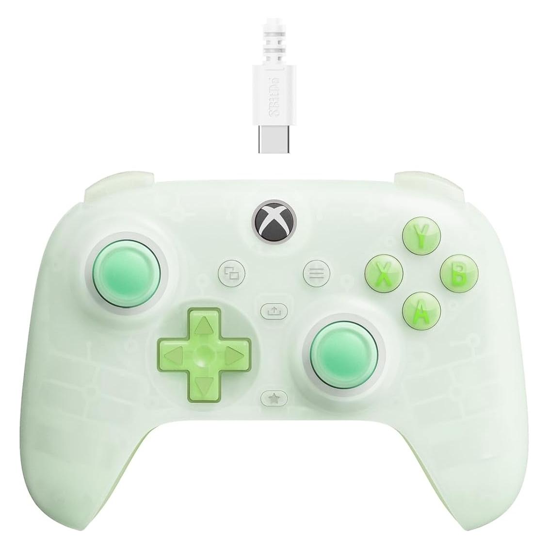8bitdo Ultimate Mini Wired Xbox Pad Clear Green (Windows, Xbox One S, Xbox Series X) (RET00507)