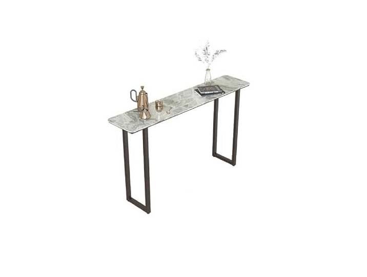 loeusjfnr Langer Bartisch Stehtisch Balkon Home Rock Slab Marmor Konsolentisch, Coffee Shop Langer