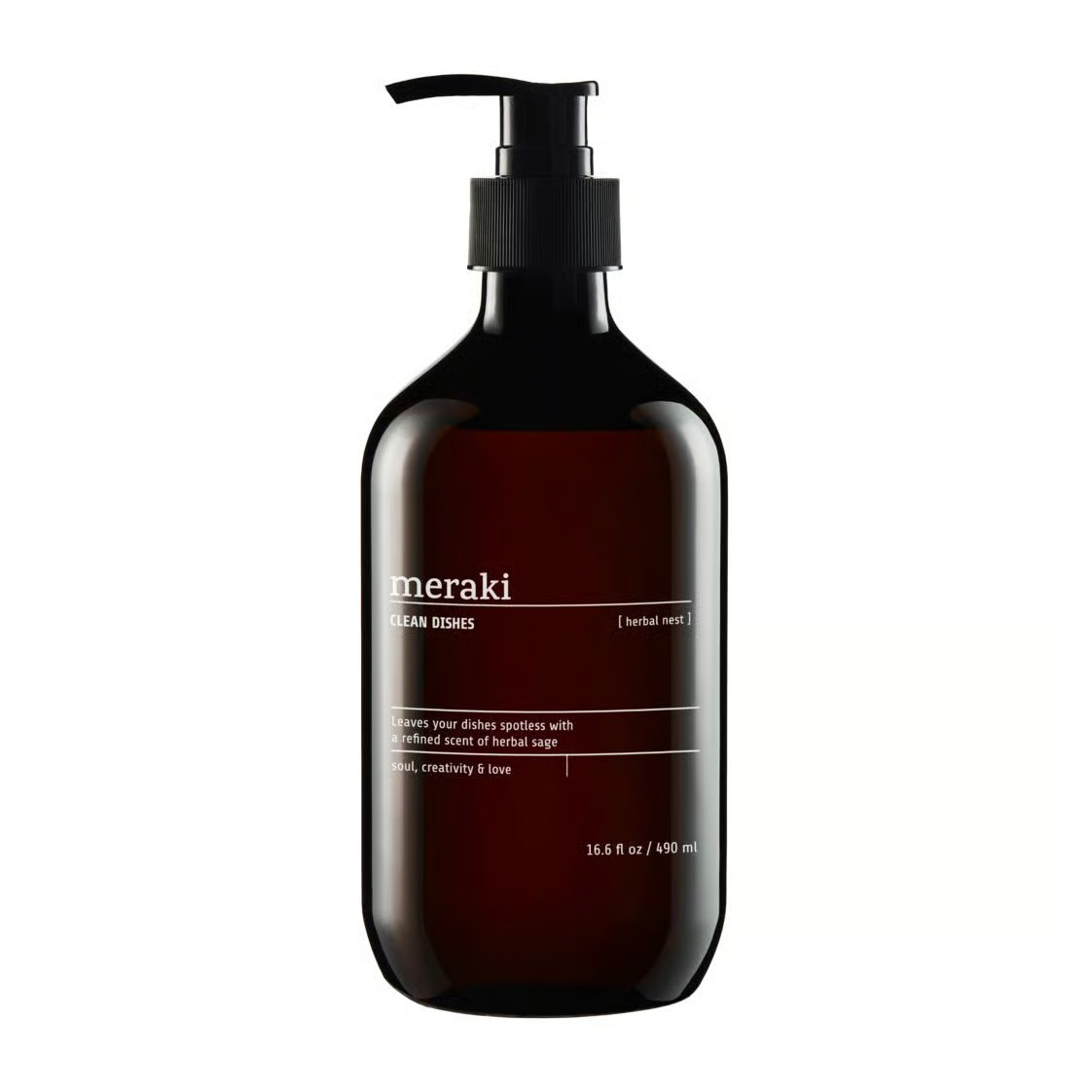 Meraki Afwasmiddel Herbal Nest 490 ml Brown