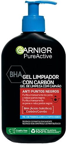 Garnier Gel Limpiador Con Carbón