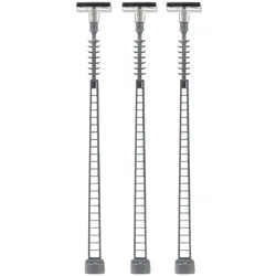 Faller 272118 - LED-Gittermast-Aufsatzleuchte, warmweiß, 3 Stück
