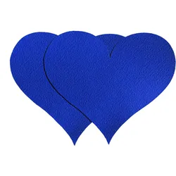 Deko-Herzen 2er-Set - PODIUM - Blau
