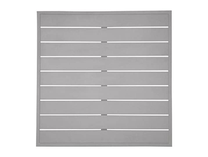 Bolero Aluminium Quadratische Tischplatte Hellgrau 700mm - Innen- & Außenbereich, Garten, Küche, Essbereich-Tischplatten FW598