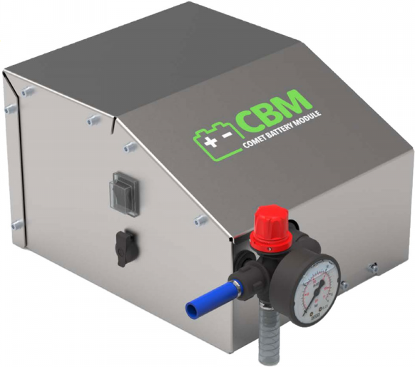 Akkubox für Sprüh Pumpe Comet CBM 1500 HP - Akku 12V mit 35 Ah