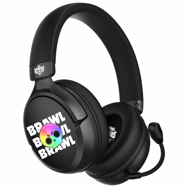 Subsonic SS Brawl Stars bedrade gamingheadset, zwart, compatibel met PS5, PS4, PC, Xbox en Switch