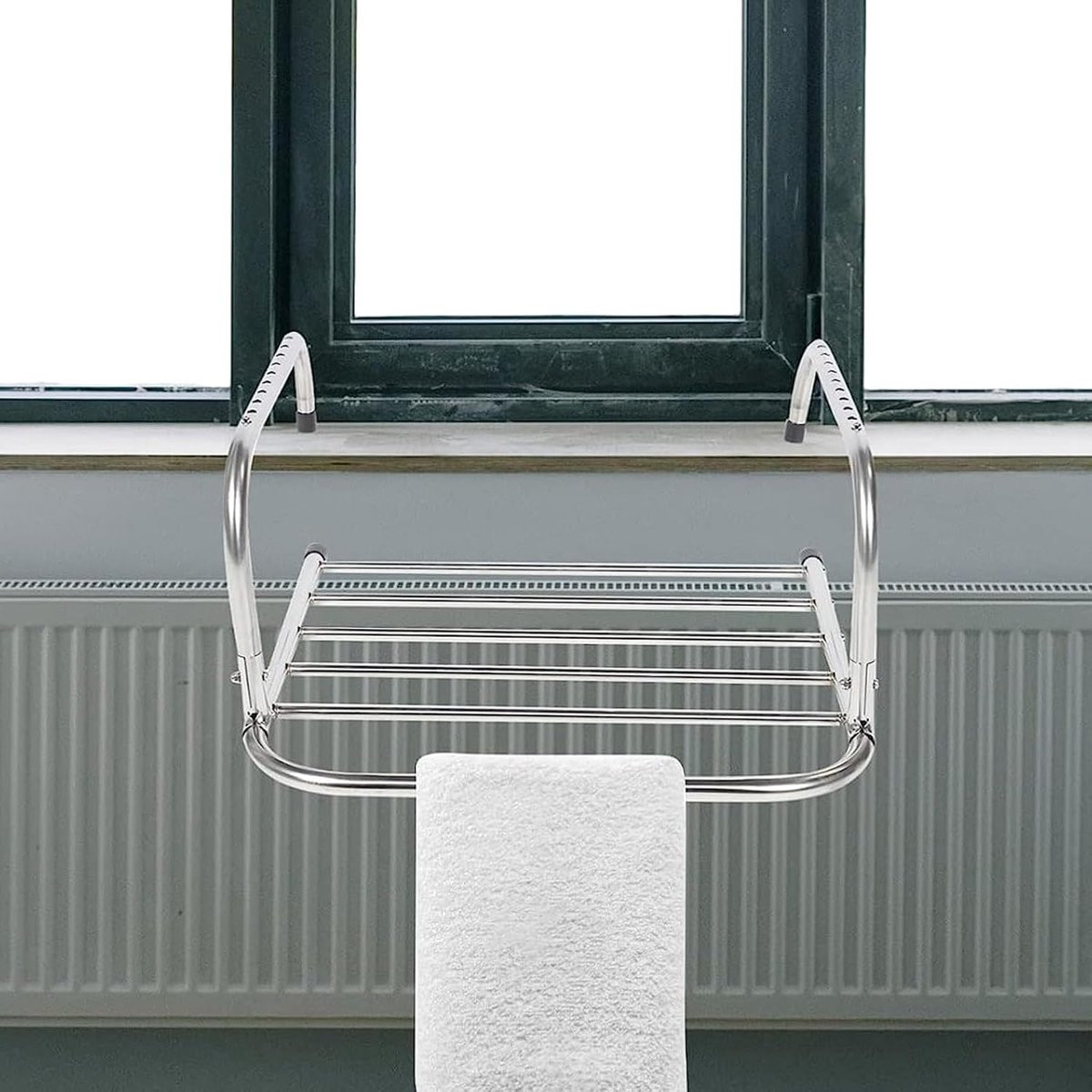 Verstelbaar en ruimtebesparend droogrek voor kleding, 80 cm
