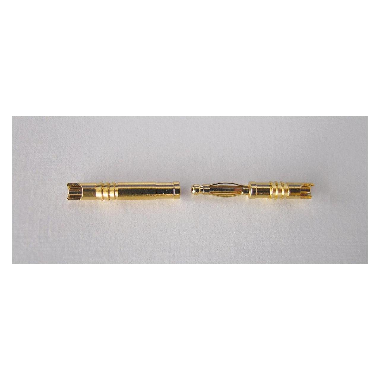 Jamara Goldkontakt 2mm 100 Paar (95629)