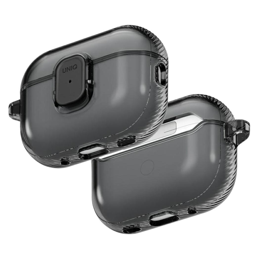 Uniq Case Glase Pro for AirPods Pro 3 Lock Case smoke (Kopfhörer Hülle) (8886463696828)