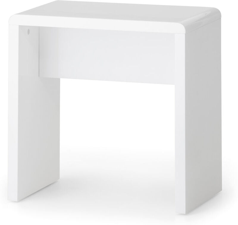 Zipcode Design Meldrum Accent Stool White 46cm H X 45cm W X 30cm D