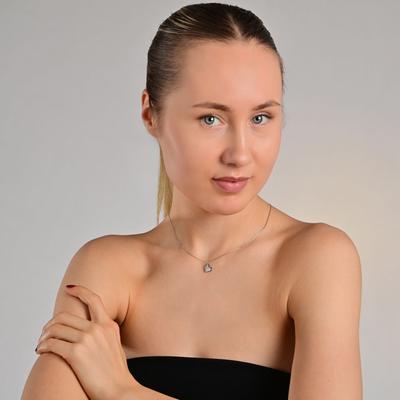 Kette ohne Anhänger ADELIA´S "Halskette mit Anhänger – Herz aus Edelstahl", silber, Halsketten, Damen, 42cm, Edelstahl, Ein Geschenk, das Freude macht
