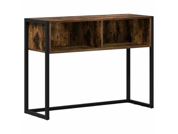 GPUTYGHN Beistelltisch Raucharbe 100 x 36 x 75 cm Holzwerkstoff Stahlbeine, rechteckige Form, laminierte Oberfläche, freistehend, für Wohnzimmer und Leseecke