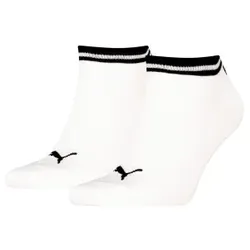 Puma 2P Heritage Sneaker Socks Weiß Gr 43/46