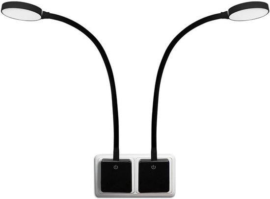 ENUOTEK LED Wandlamp voor Lezen en als Nachtlampje - Zwart