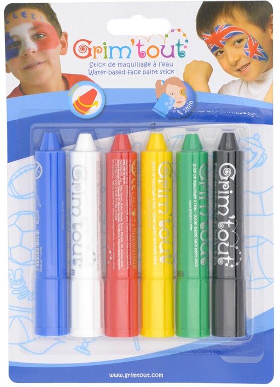 Grim'Tout Blister de 6 sticks Maquillage Sport GRIMTOUT