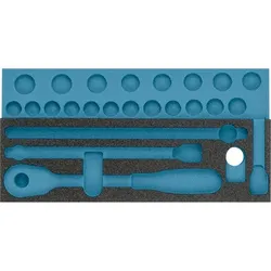 2-Komponenten Weichschaumeinlage 163-342L ∙ L x B: 342 mm x 172 mm