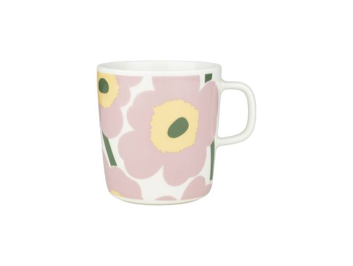 Marimekko - Mug Unikko - Rose - Grès - Designer Maija Isola