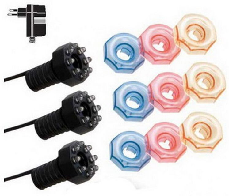 Eclairage bassins MINIBRIGHT 3x8 leds Ubbink