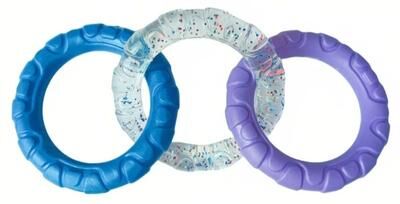 Uplift Treasures Rubber Hollow Ball Dog Chew Toy 6 3.54 In