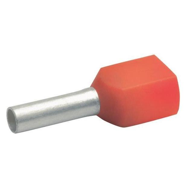 Klauke 87110 Isolierte Zwillingsaderendhülsen, 2 x 1 (87110)