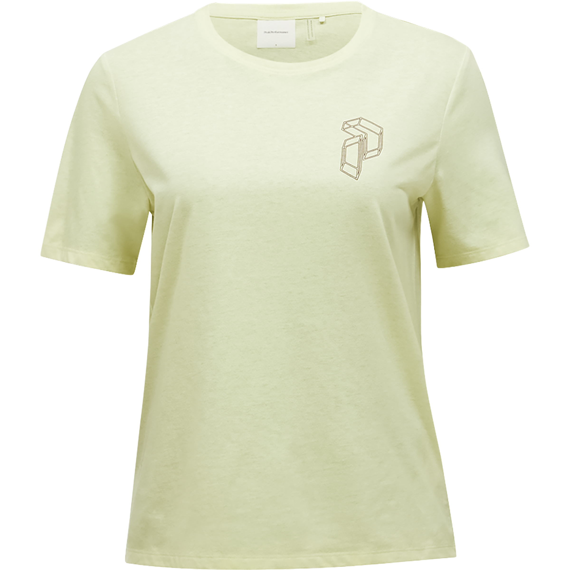 Peak Performance Explore Graphic Damen T-Shirts beige Größe L Trekking Schnell trocknend