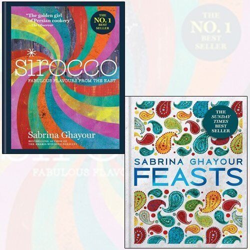 Mitchell Beazley Feasts & Sirocco 2 Book Set by Sabrina Ghayour – Middle Eastern Recipes Cookbook Collection