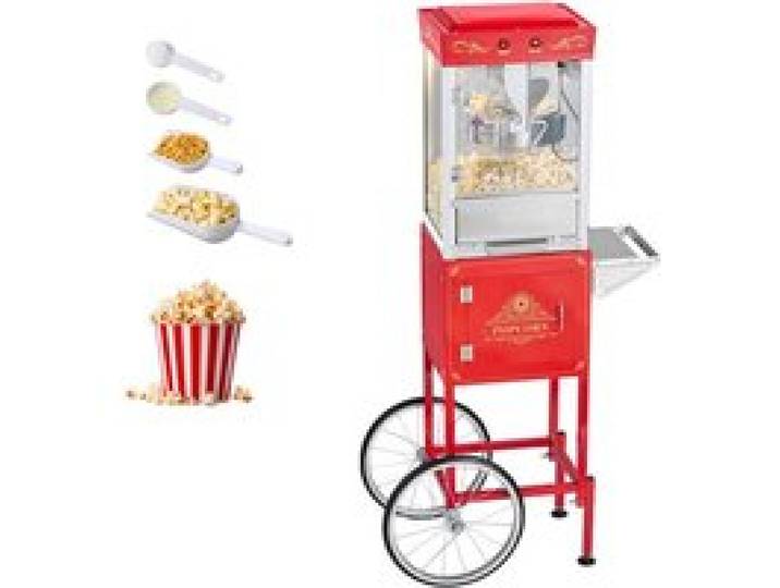 Machine à Pop-corn - DUOKU - NP08F - 800 W - 0 2 kg - 48 Tasses par Lot - Rouge