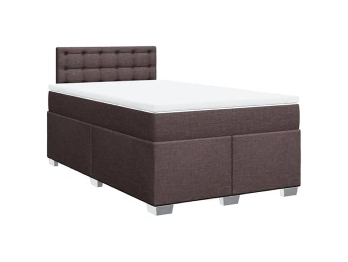PUGYNBK Boxspringbett, 120 x 190 cm, mit Matratze Polyestergewebe, Taschenfederkerne, Kopfteil, Lattenrost