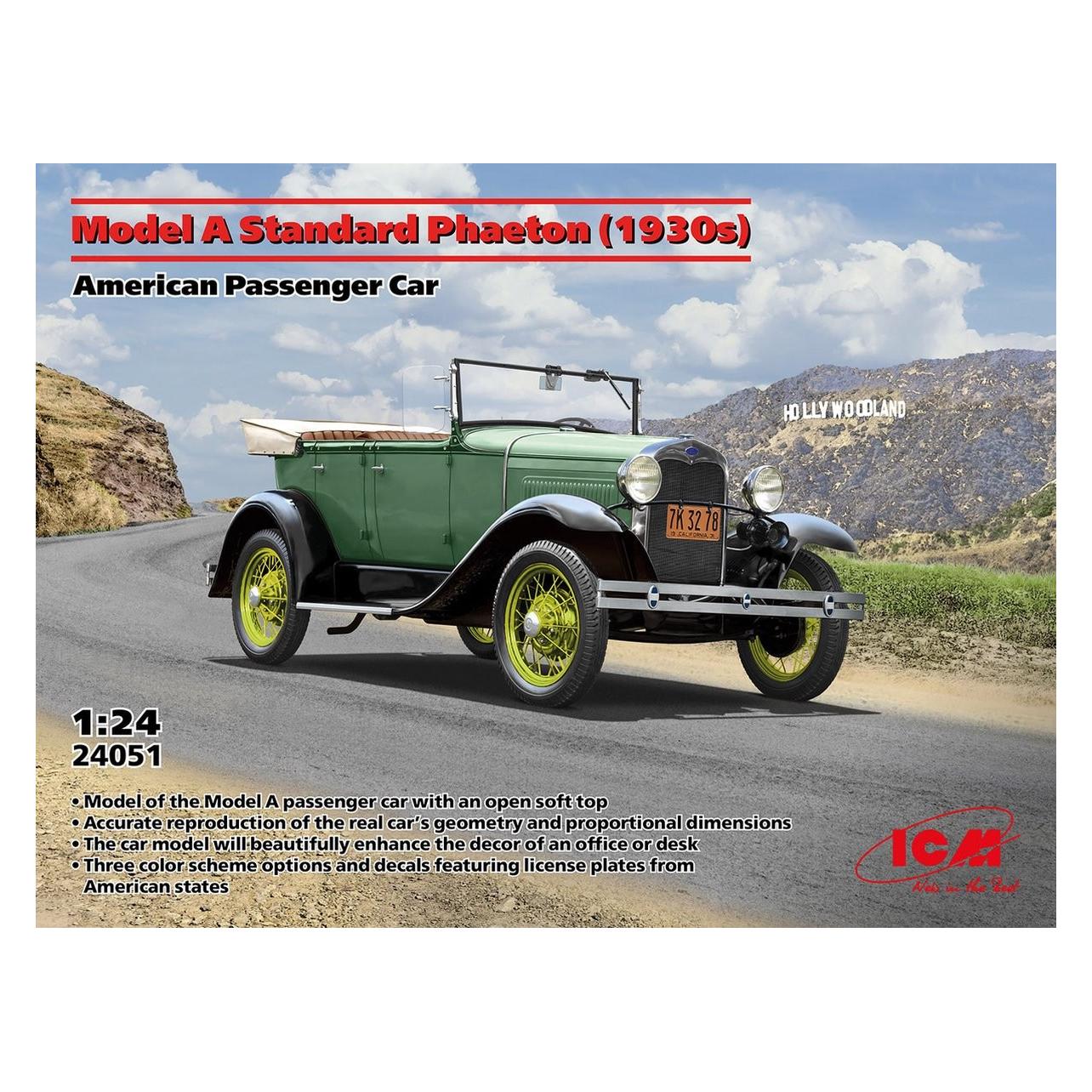 ICM Model A Standard Phaeton (1930s), American Passenger Car (24051)
