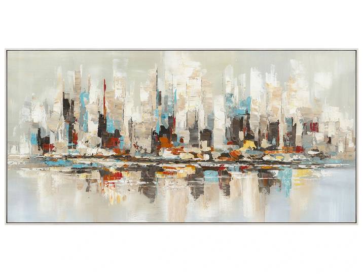 Gemälde Orange & Teal Skyline image LAND