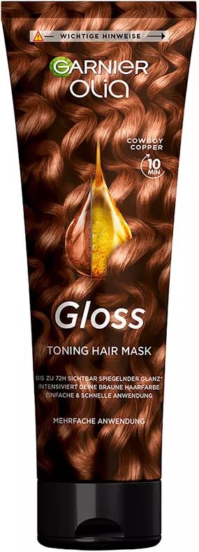 Garnier - Olia Gloss Getönte Haarmaske Expensive, 150  ml, Cowboy Copper