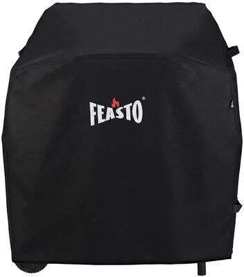FEASTO 37-Inch Outdoor Propane Deep Fryer Cover, 600D Waterproof, Black