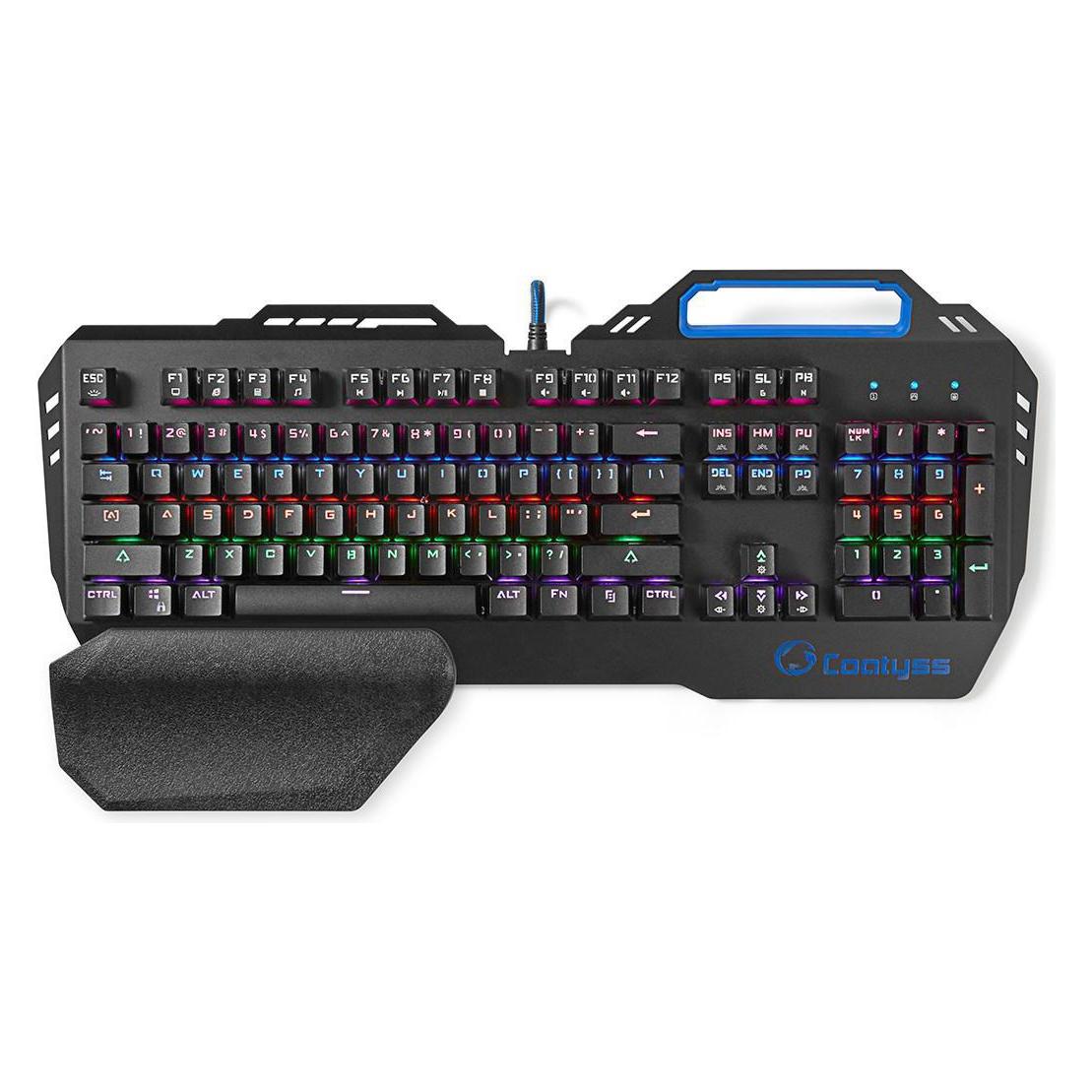 Nedis Mechanische Gaming-Tastatur GKBD400BKUS - US International (US, Kabelgebunden) (GKBD400BKUS)