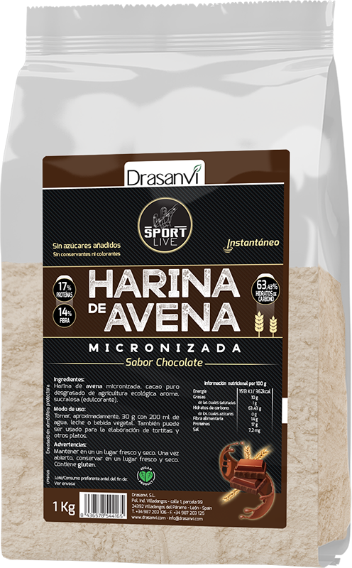 Drasanvi Haferflocken Schokolade Sport Live 1 kg