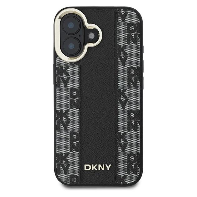 DKNY DKHMP16SPCPVSLK iPhone 16 6.1" czarny/black hardcase Checkered Pattern Magsafe (Apple iPhone 16) (DKHMP16SPCPVSLK)