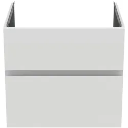 Ideal Standard Möbelwaschtischunterschrank Finesse weiß matt, 600x505x550 mm, 2 Schubladen mit Softclose-Mechanismus
