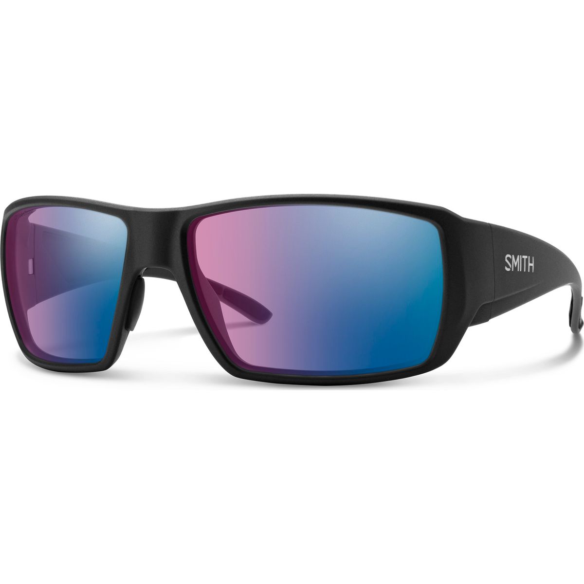 Smith Guide's Choice XL matte black chromapop glass polarchromic rose blue mirror (003-637V) 204448003637V