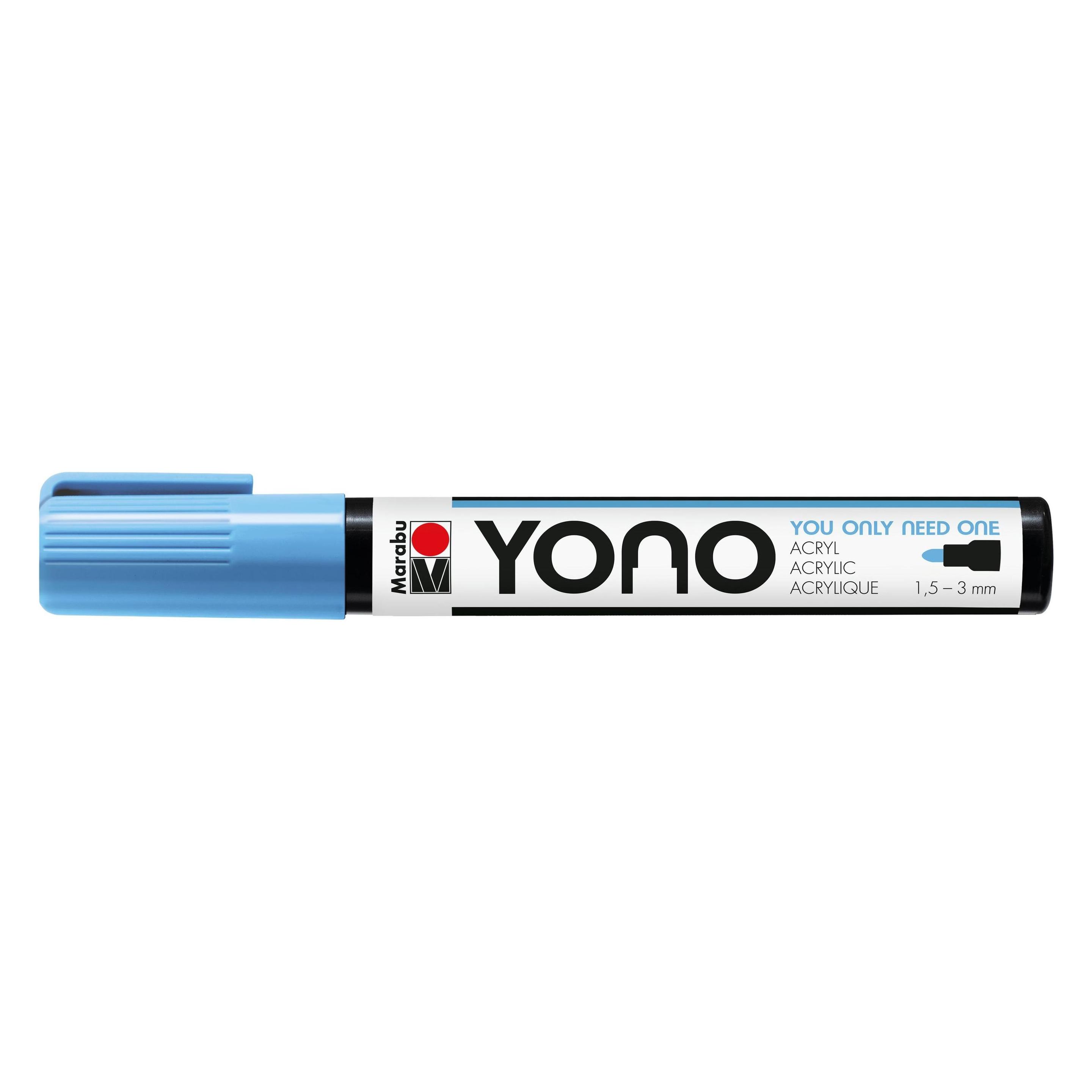 Marabu Acrylmarker YONO 1.5 - 3 mm Pastell-Blau (1x) (12400103256)