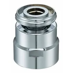Neoperl Kugelgelenk 06905598 verchromt, M 18x1 AGxM 18x1 IG, für Designarmaturen
