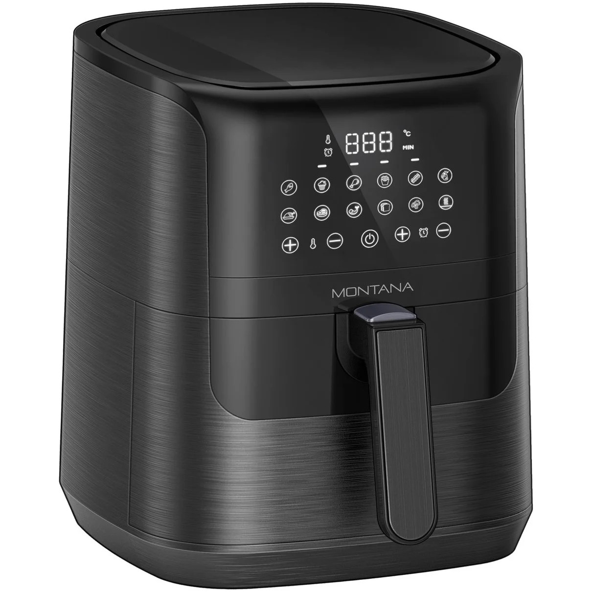 Montana MF-300 Compact Airfryer Zwart