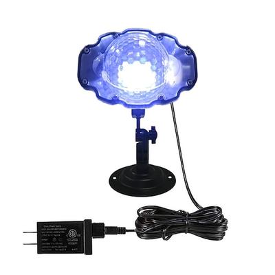 Schneeflocken-Projektorlampe Stecker für den Boden vertikale doppelt einsetzbare Schneeflocken-Projektorlampe Dekorationslampe kann eingesteckt werden