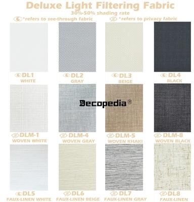 Uplifted Finds Decopedia Smart Motorized Roller Blinds Cordless Blackout Day & Night System deluxe Filtering
