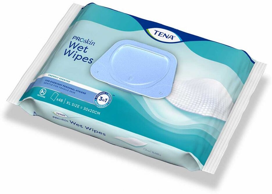 Tena Wet Wipe 3in1 Tücher 48stk