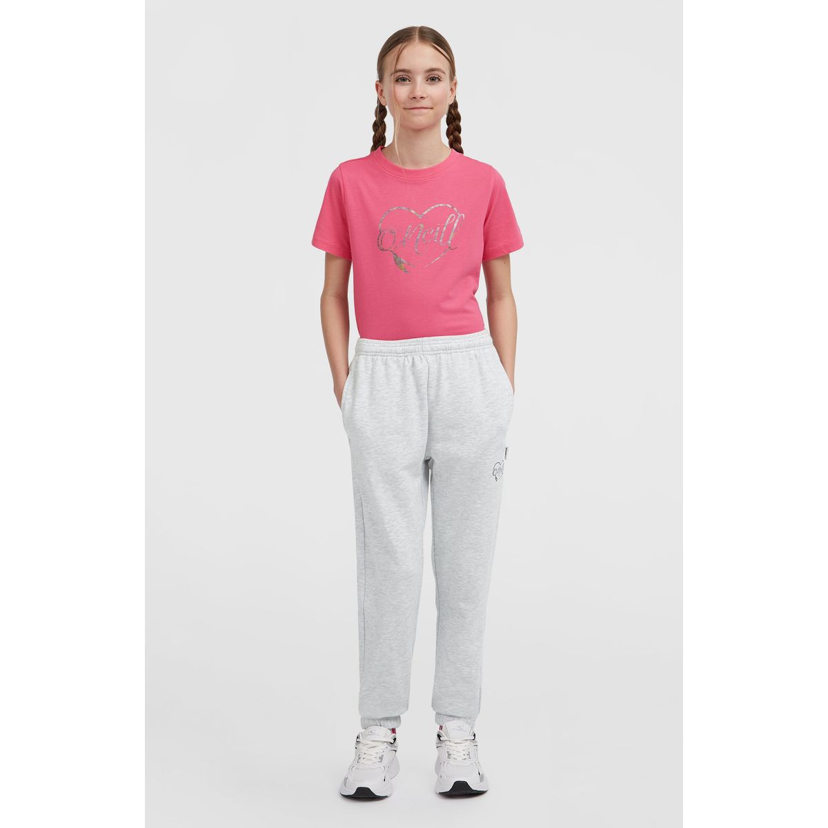 O'Neill Essentials Sweatpants white melange (11012) 128 3550058-11012-128