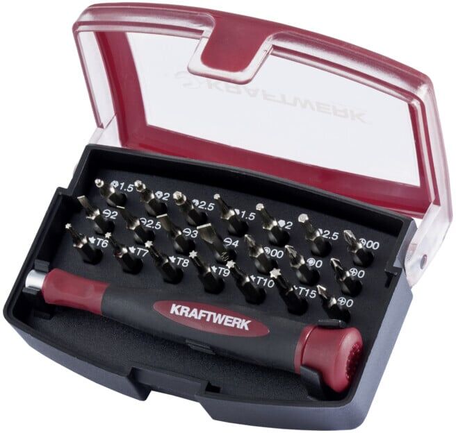Kraftwerk Boîte de bits de précision 4 mm, 22 pièces (3180)