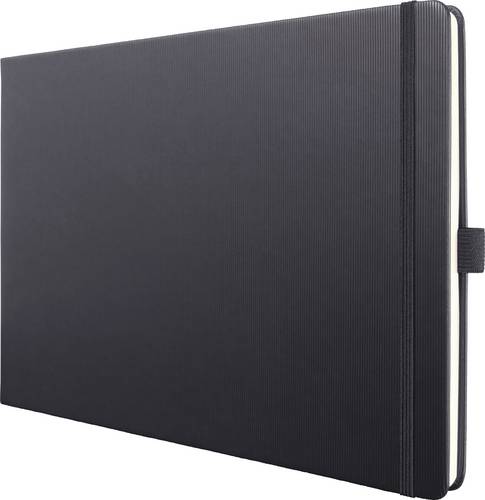 Sigel CO200 Notizbuch Conceptum Hardcover DIN A4 quer blanko Schwarz 66 Blatt Mikroperforation